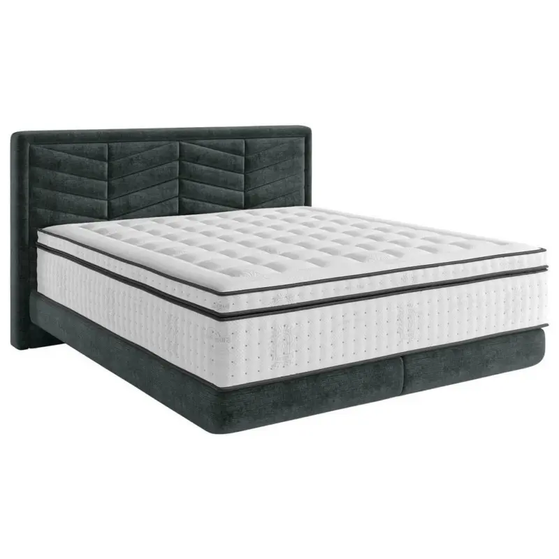 Boxspringbett 160/200 cm in Schwarz