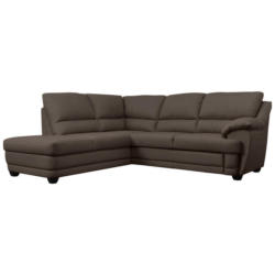 Ecksofa in Braun