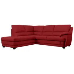 Ecksofa in Rot