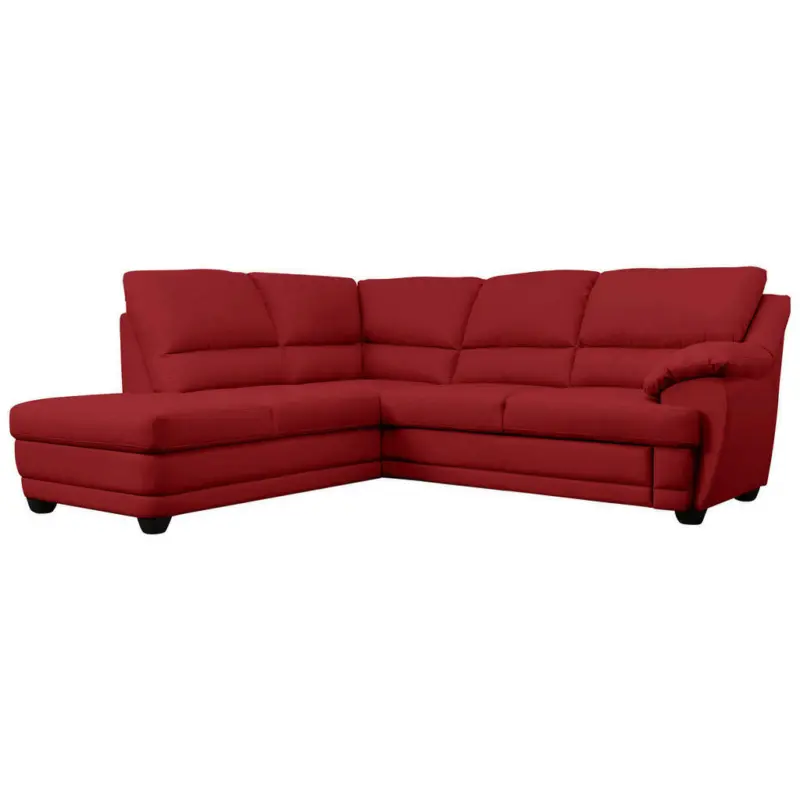 Ecksofa in Rot