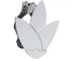Hornbach Dekoklammer Blume silber-matt