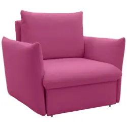 Sessel in Mikrofaser Rosa