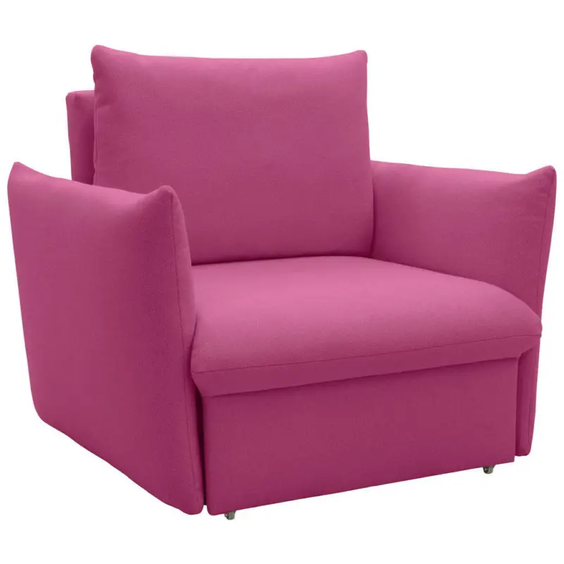Sessel in Mikrofaser Rosa