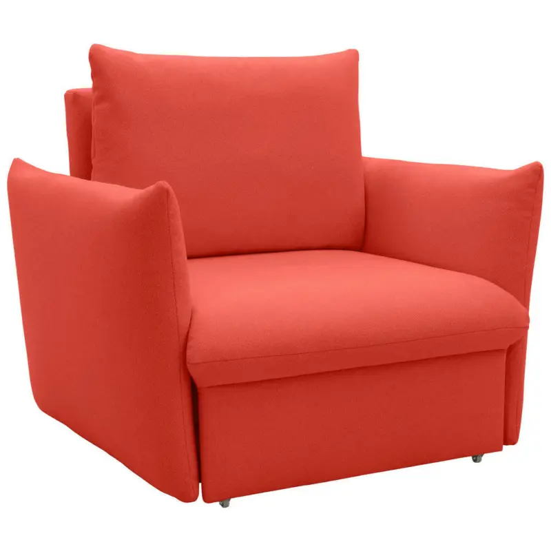Sessel in Mikrofaser Orange