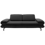 XXXLutz Lauterach - Ihr Möbelhaus bei Bregenz Zweisitzer-Sofa mit Funktionen in Webstoff Dunkelgrau