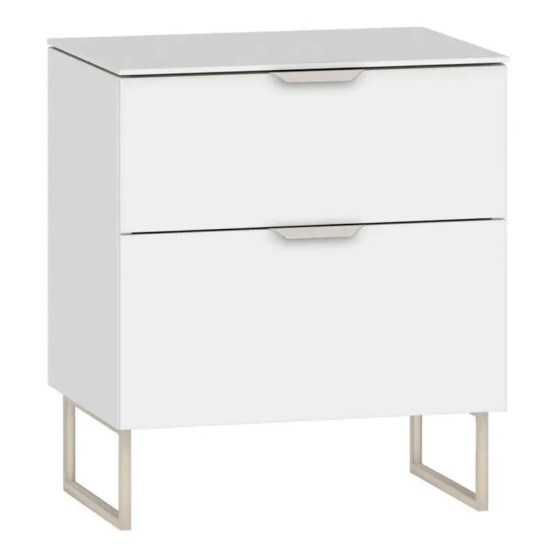 Nachtkästchen in Weiß