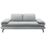 XXXLutz Lauterach - Ihr Möbelhaus bei Bregenz Zweisitzer-Sofa mit Funktionen in Webstoff Silberfarben
