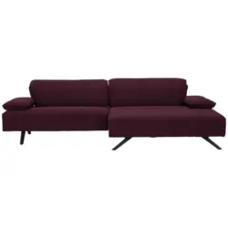 Ecksofa in Flachgewebe Lila
