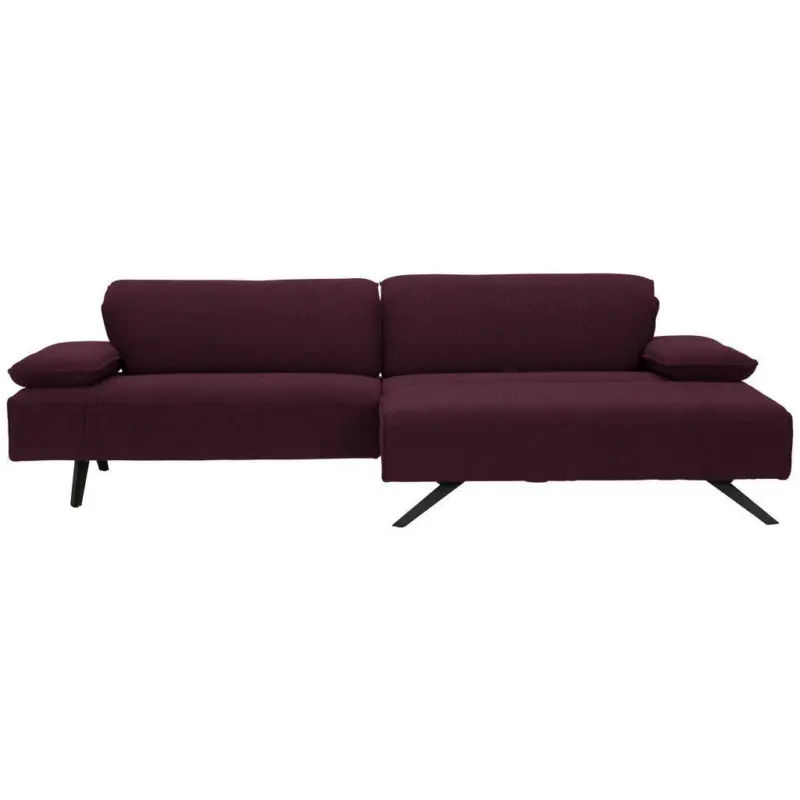 Ecksofa in Flachgewebe Lila