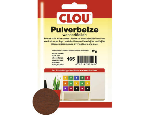 Clou Pulverbeize eiche dunkel 12 g