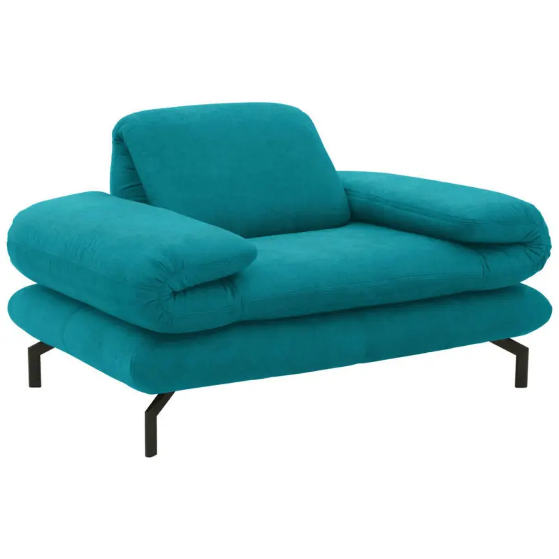 Sessel in Webstoff Petrol