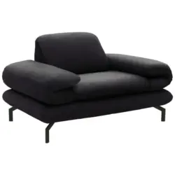 Sessel mit Funktion in Webstoff Anthrazit