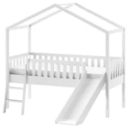 Hausbett 90/200 cm in Weiß