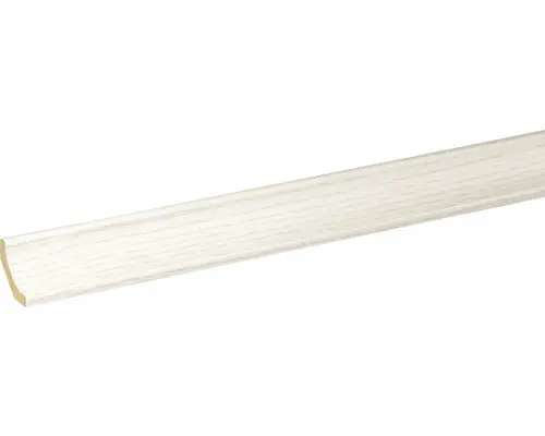 Hohlkehlleiste 22x22x2400 mm esche weiß