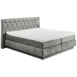 Boxspringbett 180/200 cm in Grau