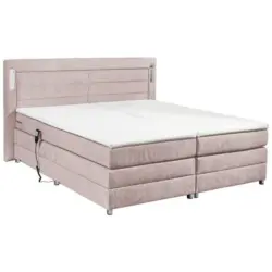 Boxspringbett 180/200 cm in Rosa