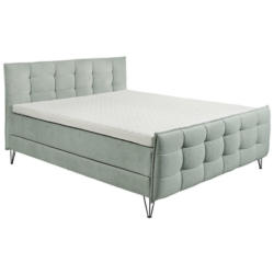 Boxspringbett 180/200 cm in Mintgrün