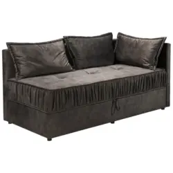 Bett 90/200 cm in Braun