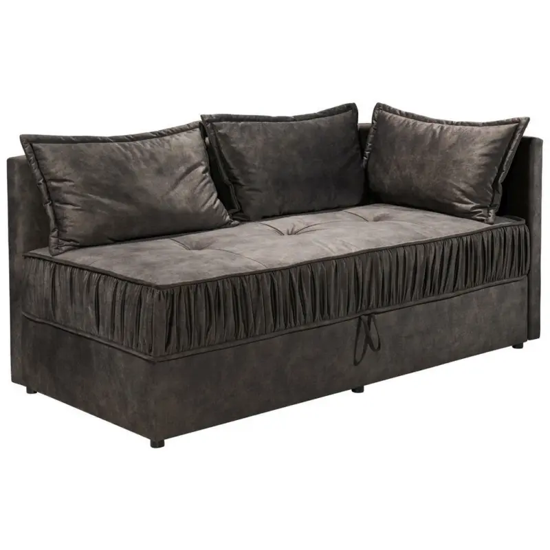 Bett 90/200 cm in Braun