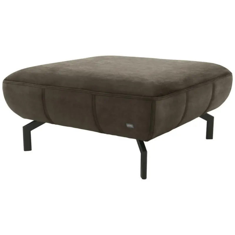 Hocker in Textil Dunkelgrün