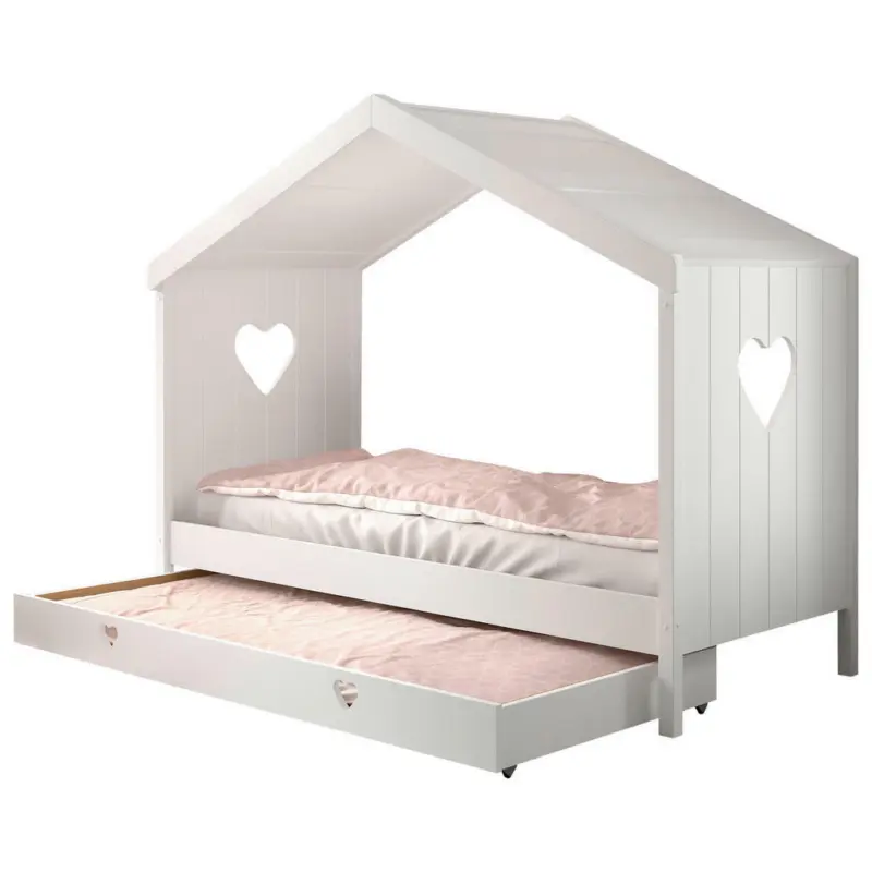 Hausbett 90/200 cm in Wei&szlig;