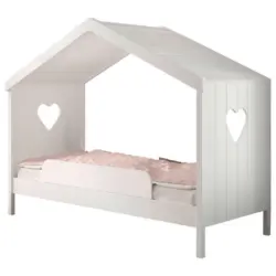 Hausbett 90/200 cm in Weiß