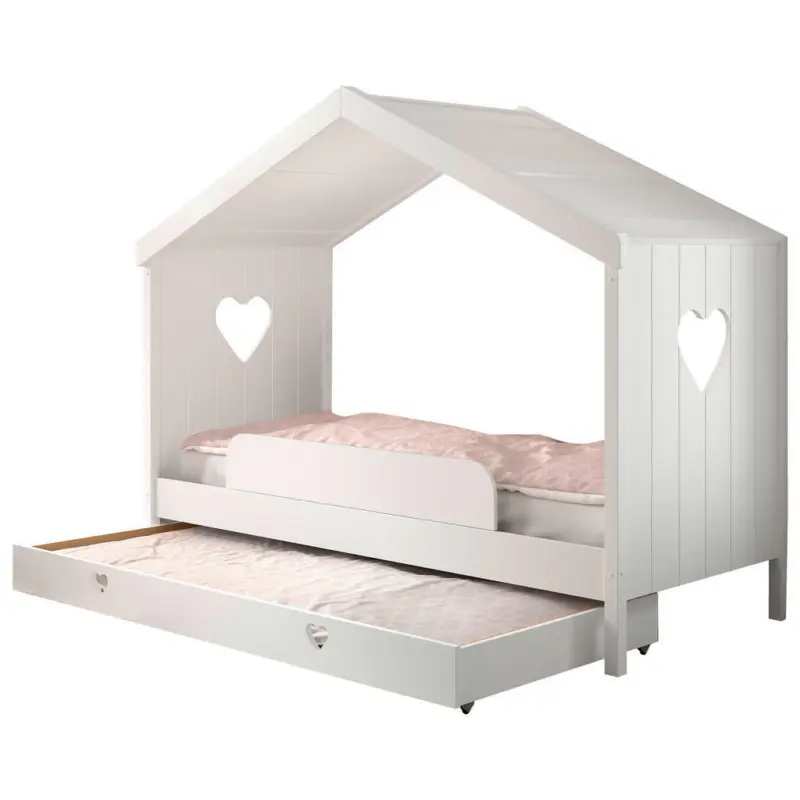 Hausbett 90/200 cm in Weiß