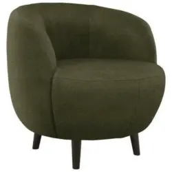 Sessel in Webstoff Grün
