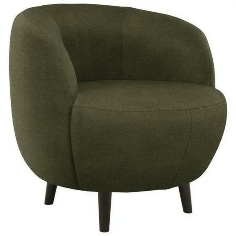 Sessel in Webstoff Grün