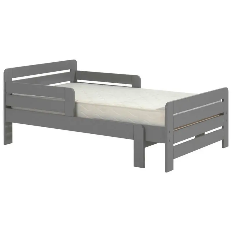 Ausziehbett 90/200 cm in Grau