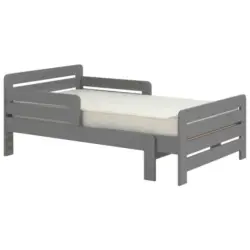 Ausziehbett 90/200 cm in Grau