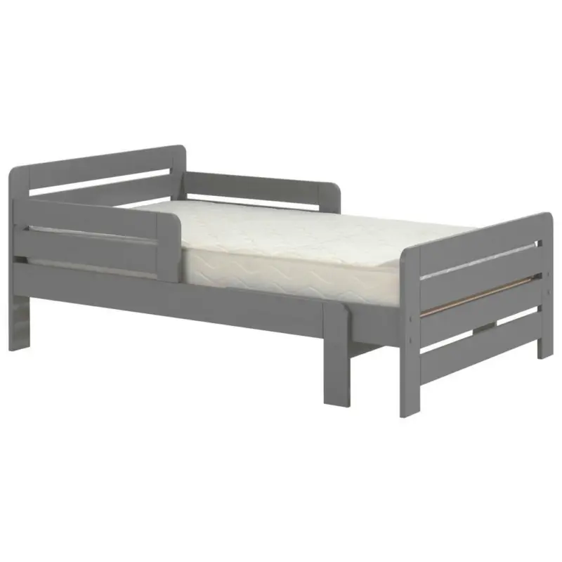 Ausziehbett 90/200 cm in Grau