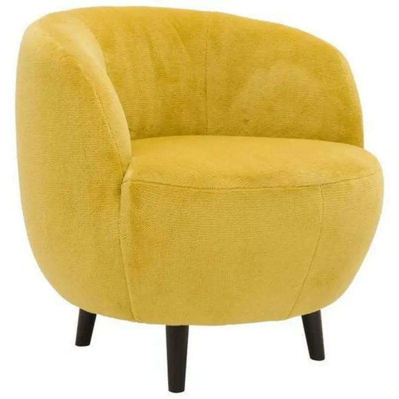 Sessel in Webstoff Gelb