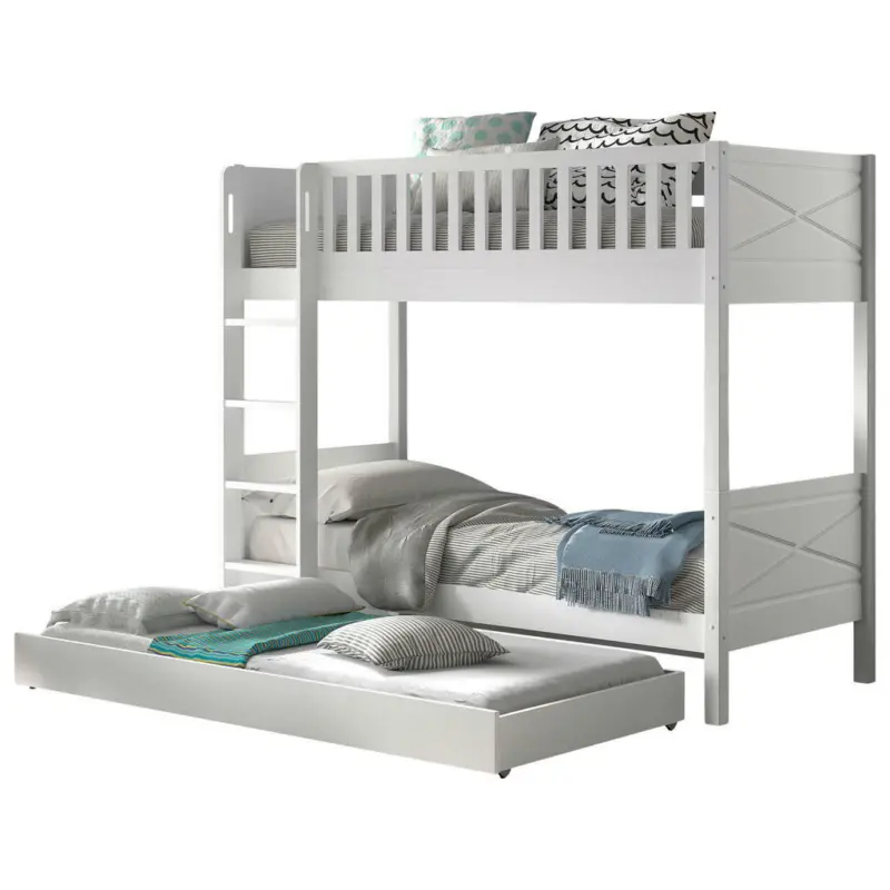 Etagenbett 90/200 cm Weiß