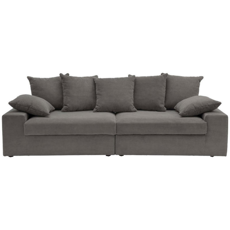 Viersitzer-Sofa in Kord Grau