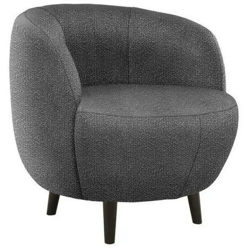 Sessel in Webstoff Grau