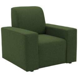 Sessel in Webstoff Grün