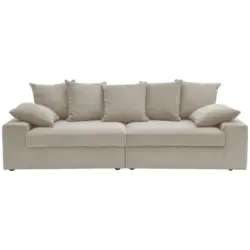 Viersitzer-Sofa in Kord Beige