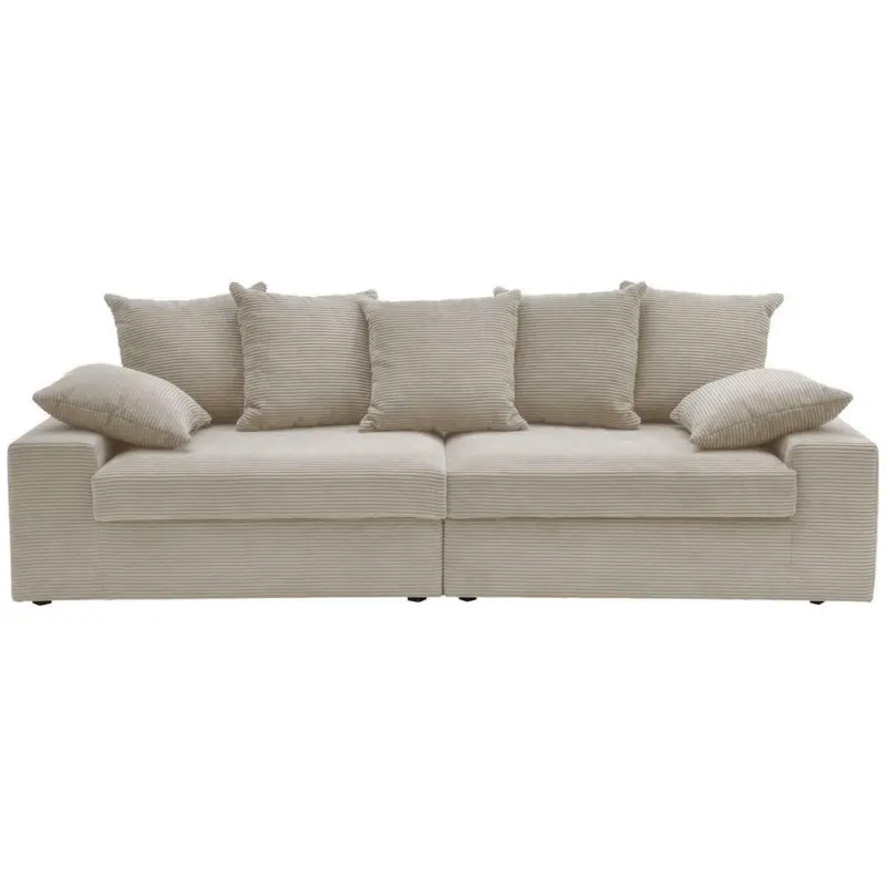 Viersitzer-Sofa in Kord Beige