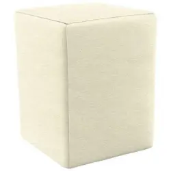 Hocker in Textil Creme