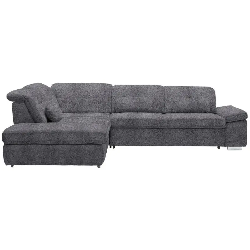 Ecksofa in Mikrofaser Grau