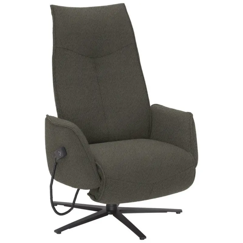 Relaxsessel in Textil Graubraun