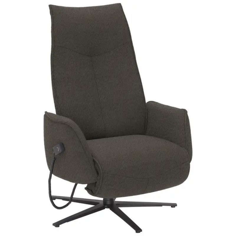 Relaxsessel in Textil Dunkelgrau