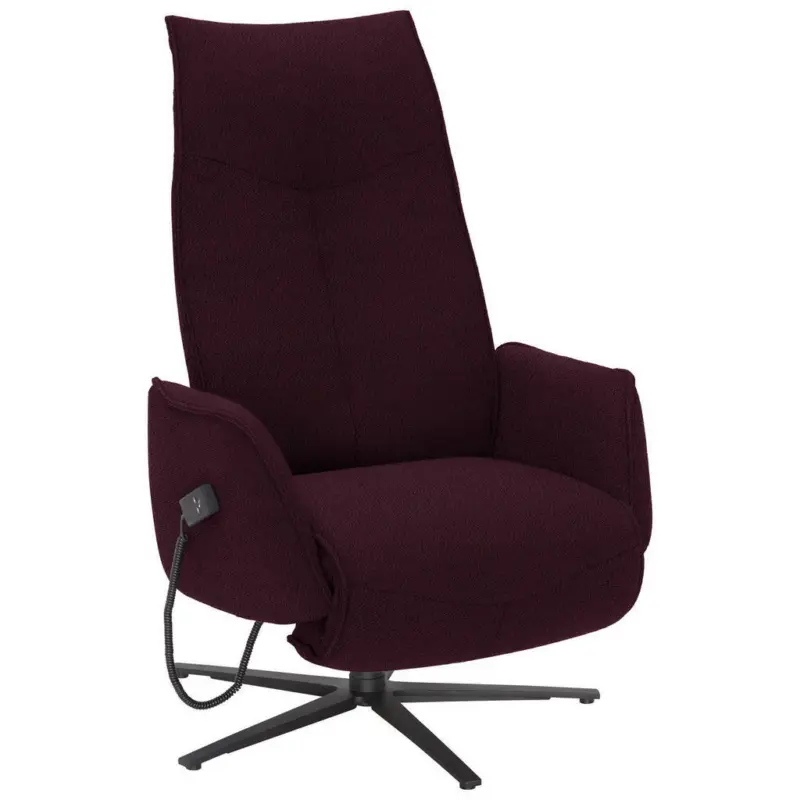 Relaxsessel in Textil Lila