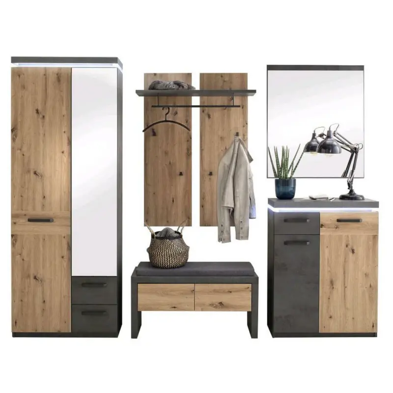 Garderobe 261/201/38 cm