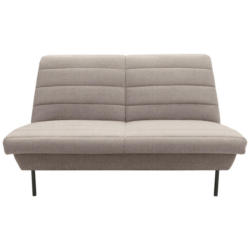 Zweisitzer-Sofa in Braun, Beige