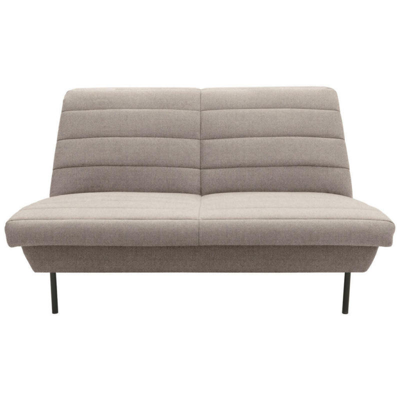 Zweisitzer-Sofa in Braun, Beige