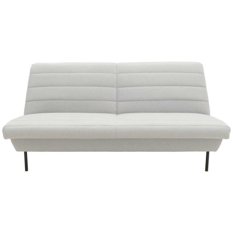 Zweisitzer-Sofa in Silberfarben