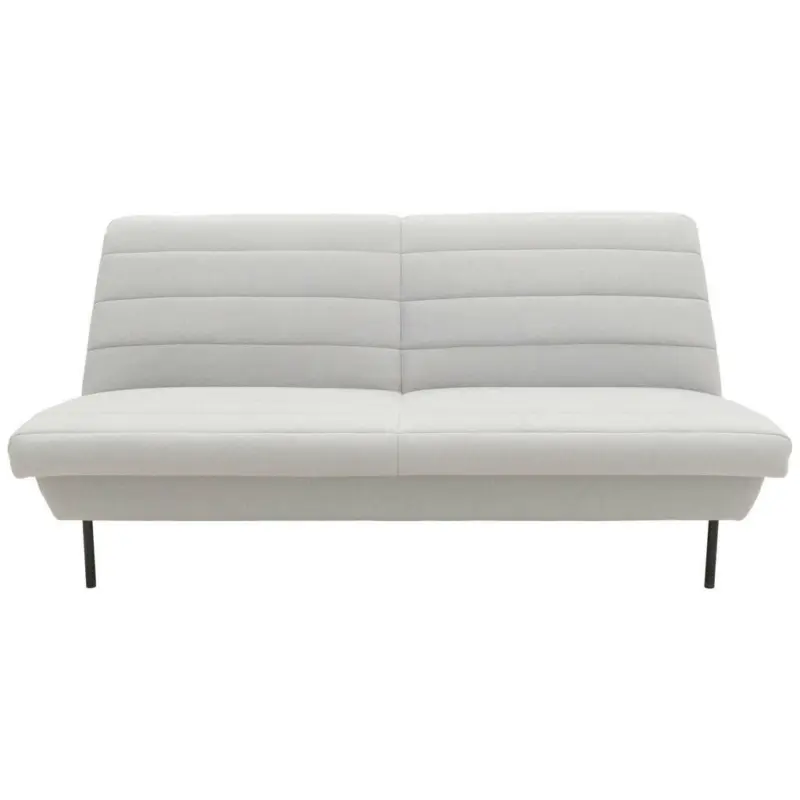 Zweisitzer-Sofa in Silberfarben