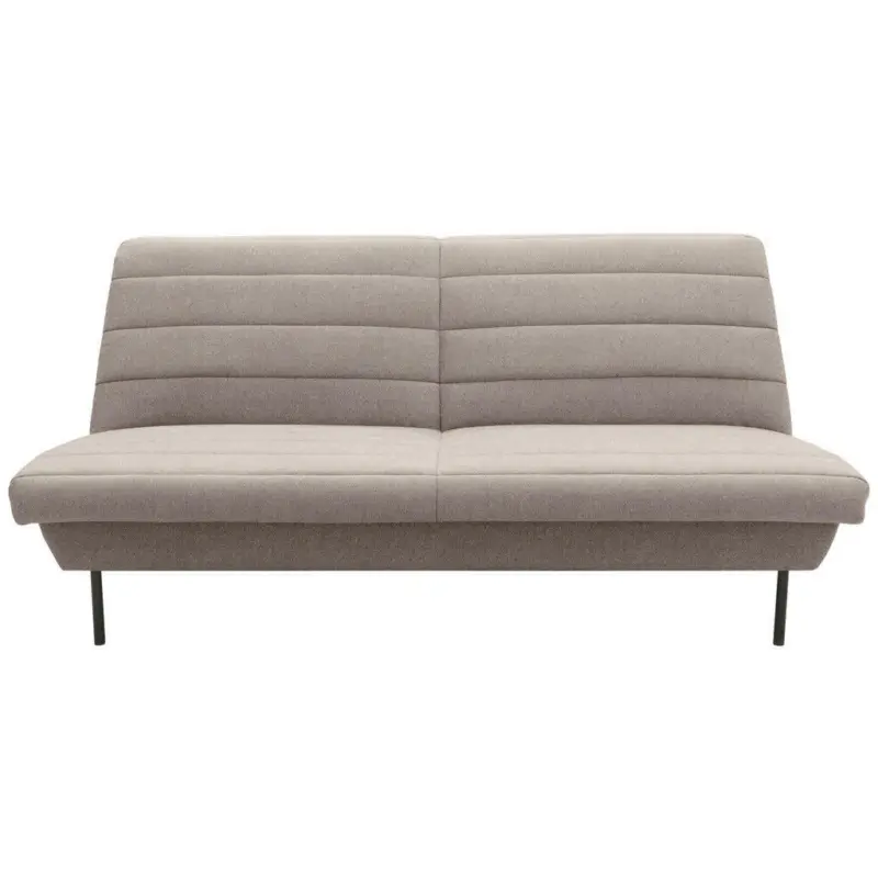 Zweisitzer-Sofa in Braun, Beige